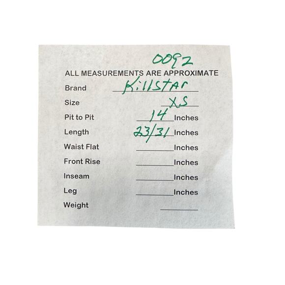 Killstar Weirdos Women's Black Collared Ruffe Long Sleeve Hi Low Shirt XS - Picture 10 of 10